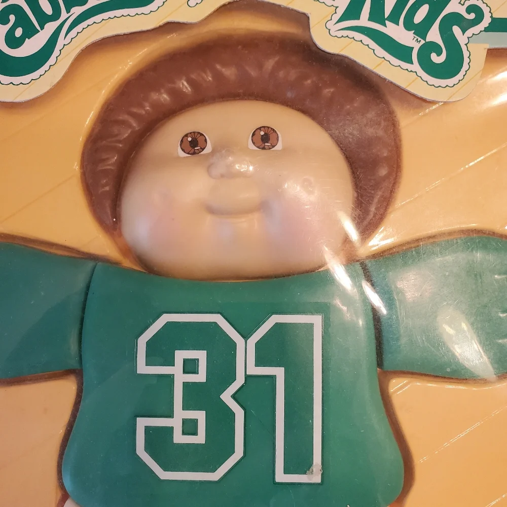 Coleco Vintage 1983 Cabbage Patch Kids 3D 11 Piece Plastic Puzzle